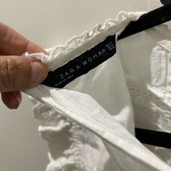 Zara White top in Small - Picture 5 of 5